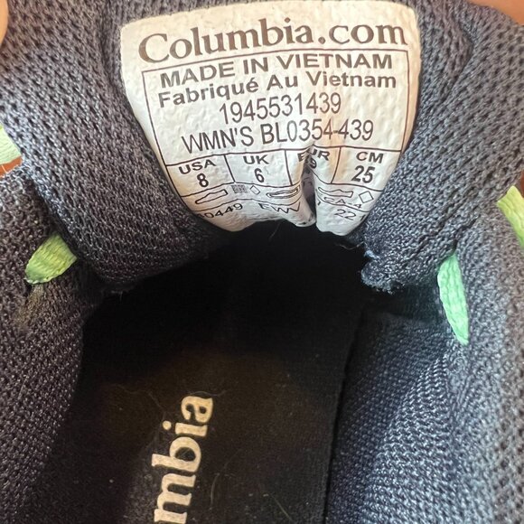 Columbia Trailstorm Beyond Shoes Women's 8 Navy Blue Green NWOT/Box BL0354-439 - Picture 5 of 8